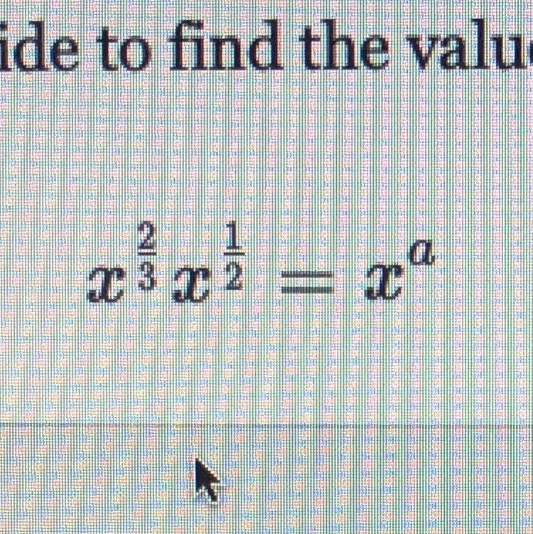 Value of a in simplest form?-example-1