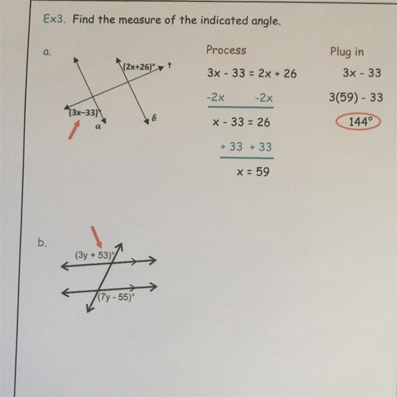 Find the measure answer for (b) open image-example-1