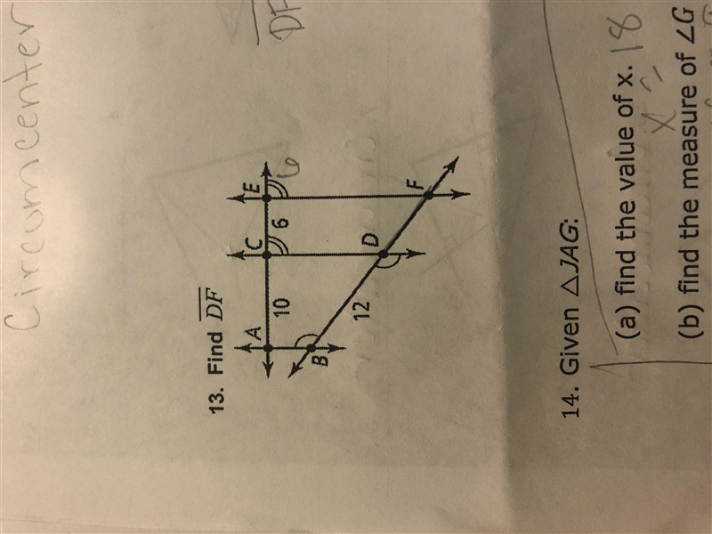 Find segment DF. Picture will help you.-example-1