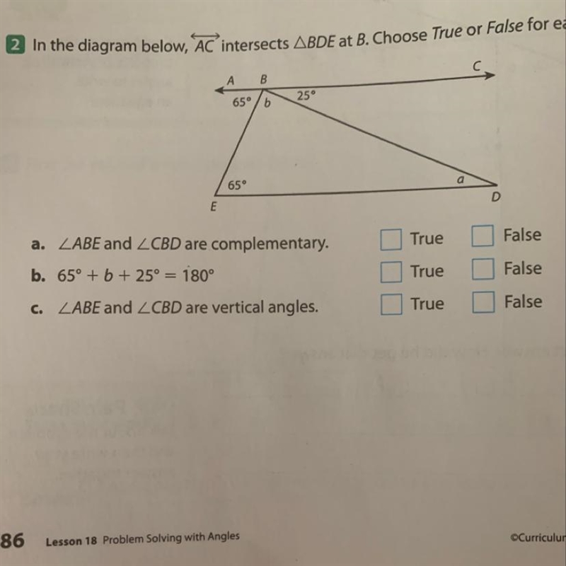 A. True or False B. True or false C. true or False-example-1