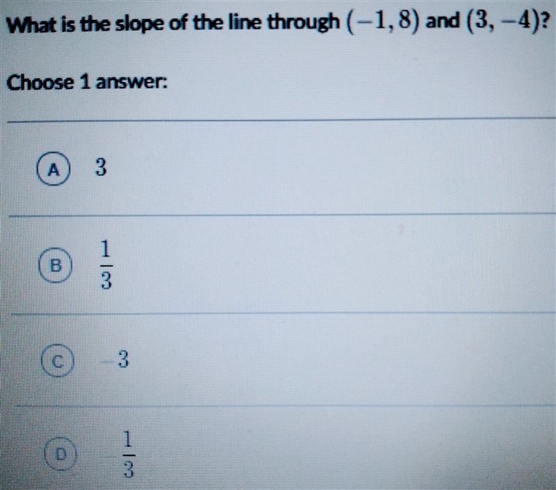 What is the slope of the line.-example-1