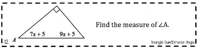 Find the measure of angle a-example-1