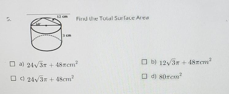 Find the Tolal Surface Area​-example-1