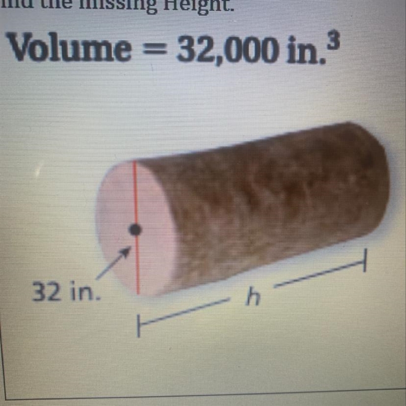 Find the missing height-example-1