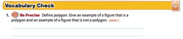 These are the options: Which of the following describes a polygon? a. A Circular shape-example-1