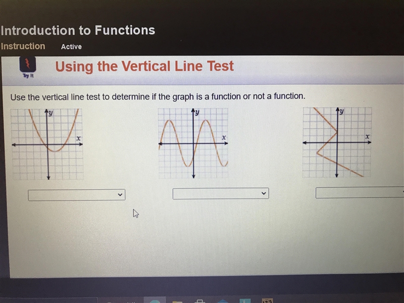 (Actually answer please<3) Using the vertical line test: Use the vertical line-example-1