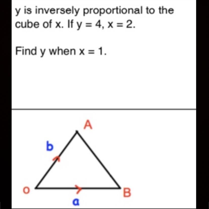 If y= 4, x=2. Find y when x = 1-example-1