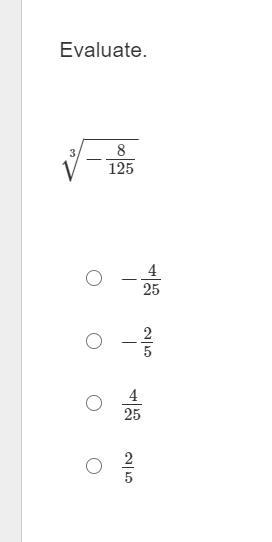 Evaluate. −8/125−−−−√3-example-1