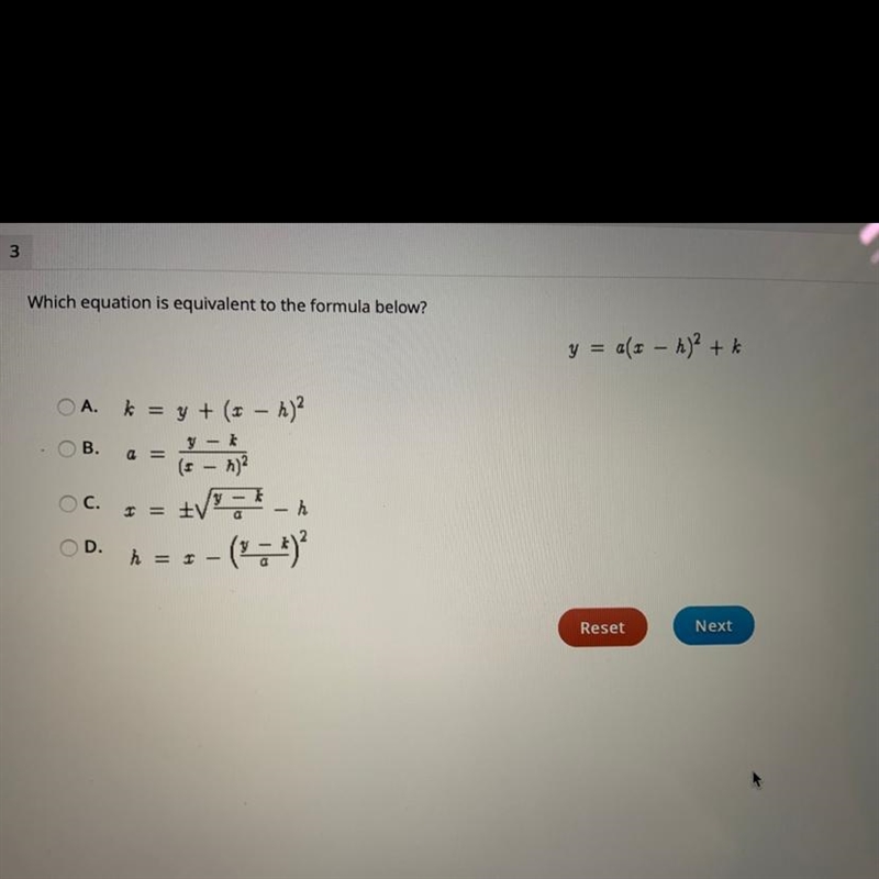 Which equation is equivalent to the formula below?-example-1