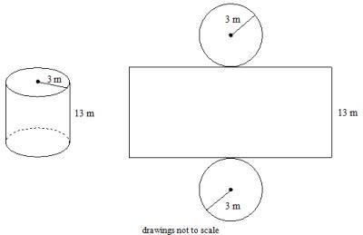 Use the next to find the approximate surface area of the cylinder to the nearest square-example-1