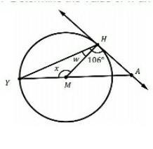 Determine the value of w and x in the figure below. (Thanks for the help I really-example-1