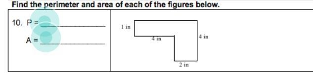 I need help finding the area and perimeter-example-1