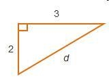 Reynaldo rode his bike 2 miles north and 3 miles east. Which equation should he use-example-1