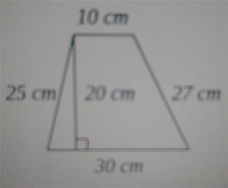 What is the bases, height, perimeter, and the area from the trapezoid​? please help-example-1