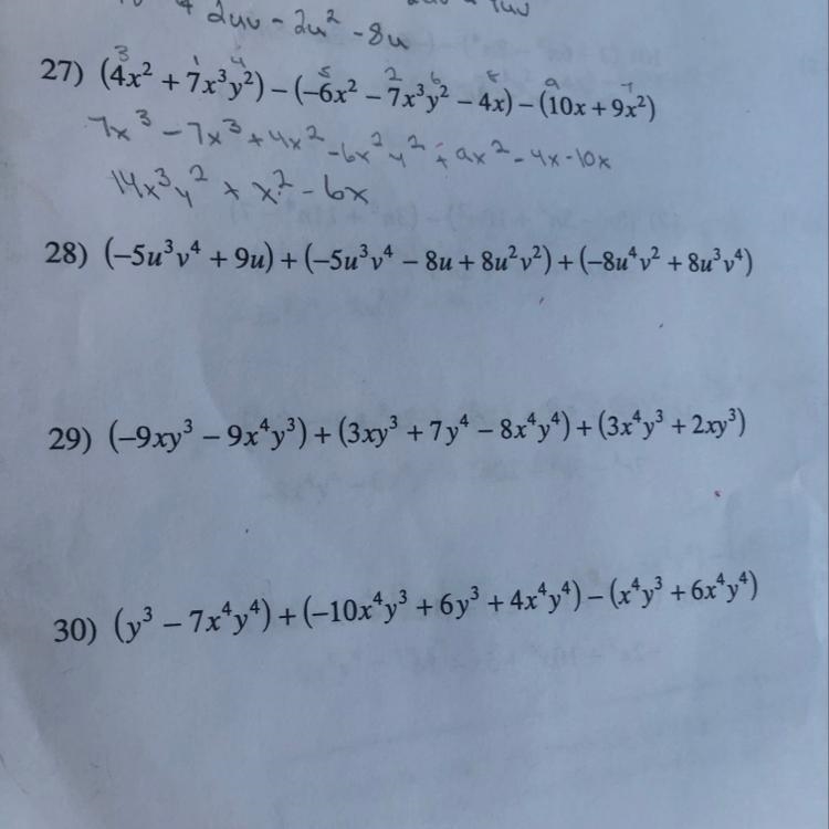 I need help with #28 - 30-example-1