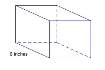 If the volume of the prism is 240 cubic inches, what is the area of the base? A) 6.32 square-example-1