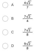 Express tan A as a ratio with a rationalized denominator.-example-2