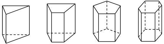 Fill in the table below by naming each prism and identifying the number of faces, vertices-example-1