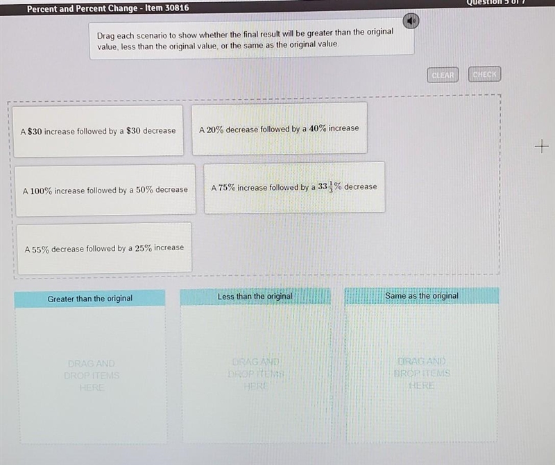 NEED HELP ASAPPP!!! Drag each scenario to show whether the final result will be greater-example-1