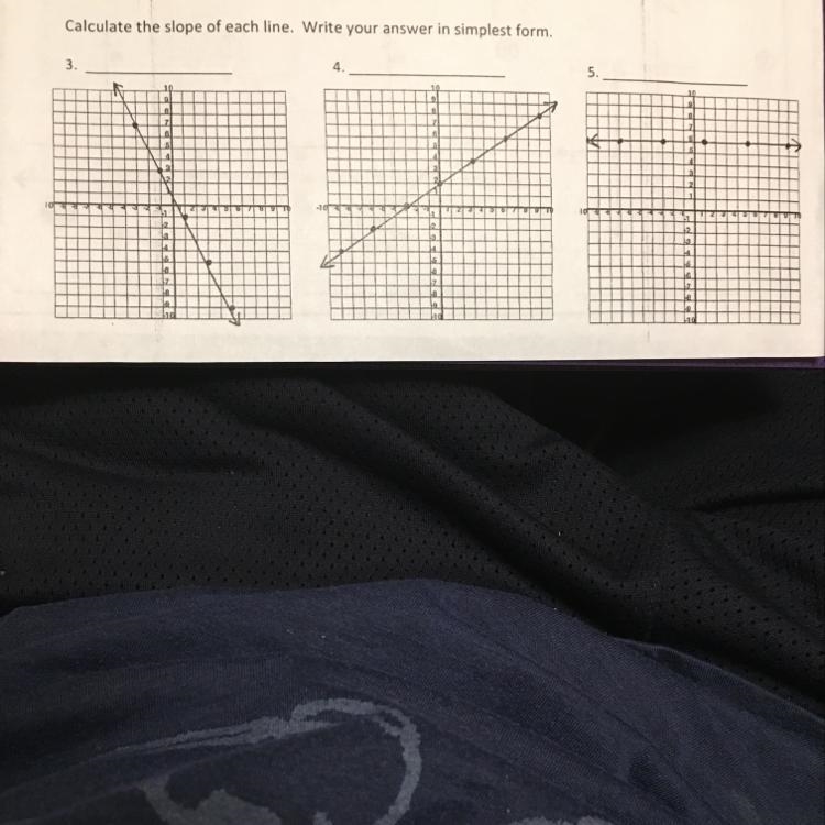 Calculate the slope of each line. Write your answer in simplest form,-example-1