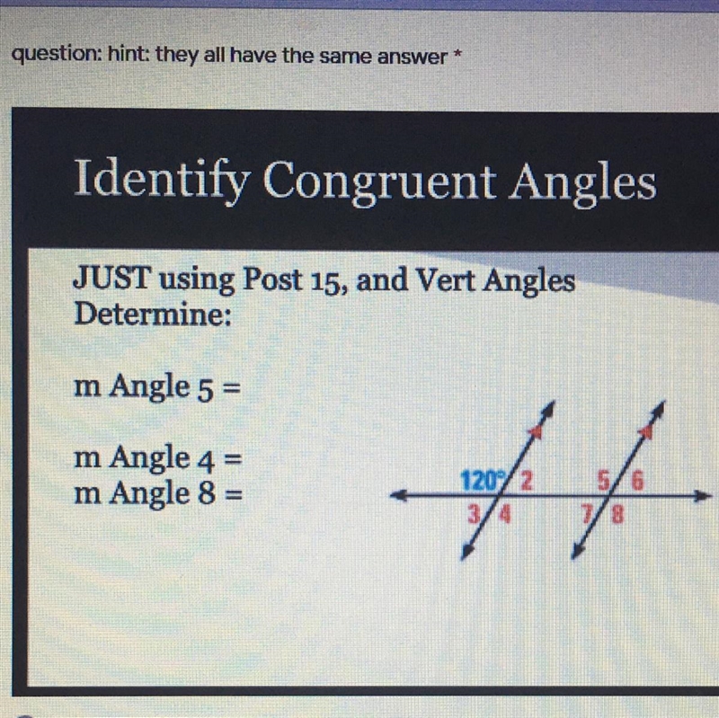 Answer options : 120, 60, 180 or 90-example-1