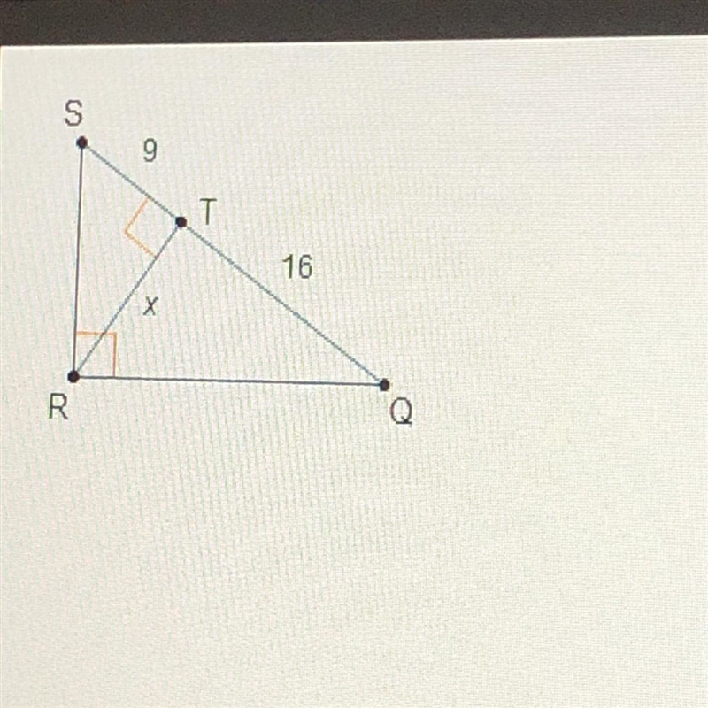 What is the value of x? 12 units 15 units 20 units 25 units-example-1