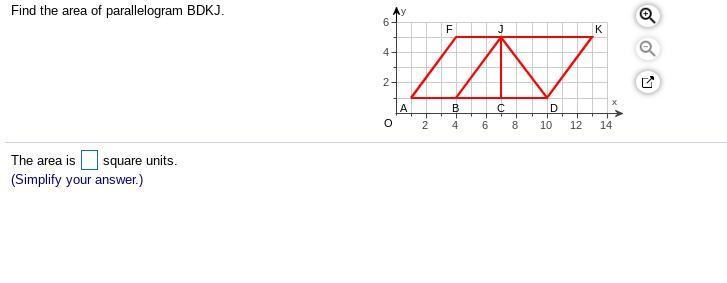 Find the area of parallelogram BDKJ.-example-1