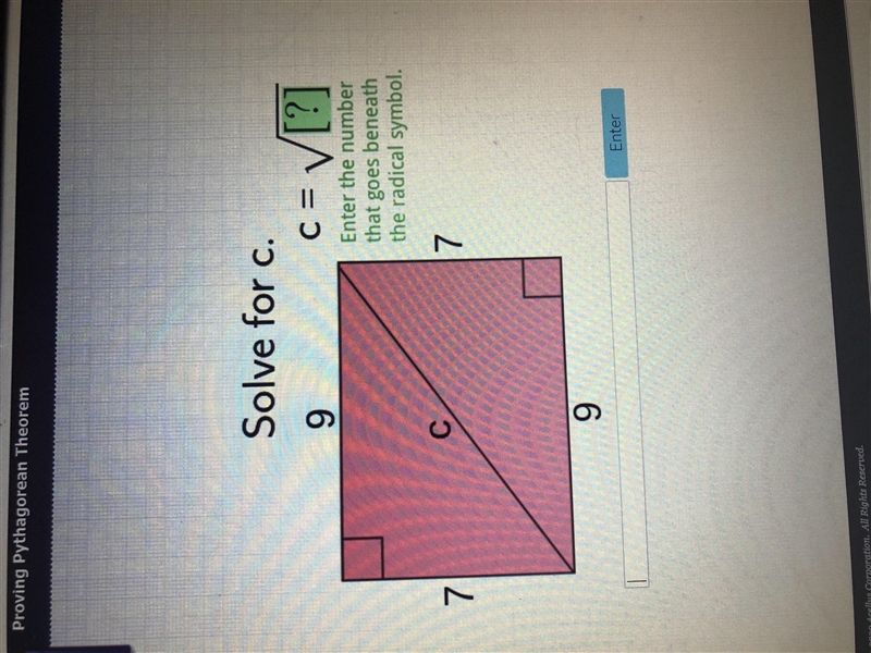 So far every answer I typed in was wrong so far in stuck. (Solve for c )-example-1