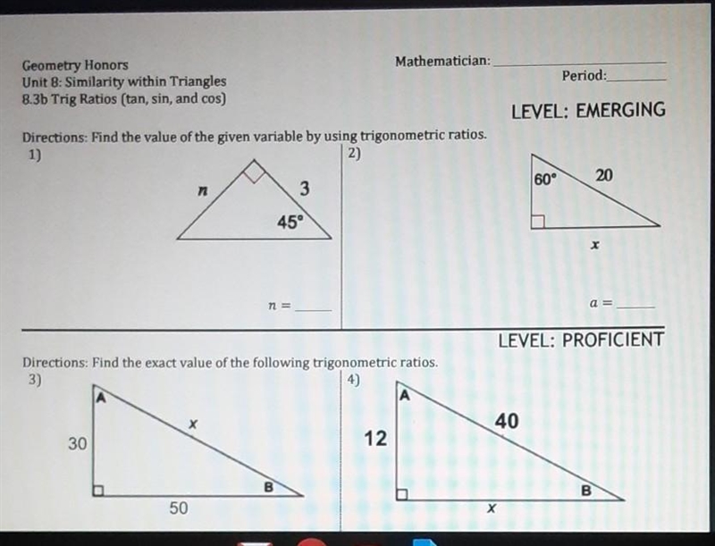 How do I do trigonometry ratios ​-example-1