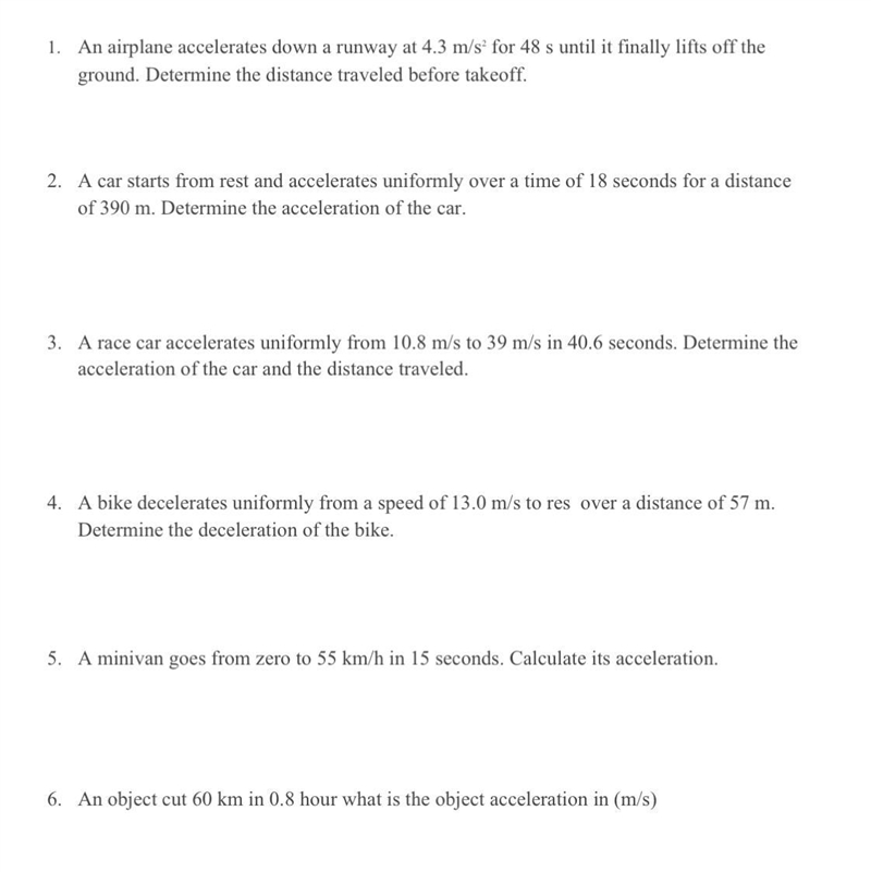 A car starts from rest and accelerates uniformly over a time of 18 seconds for a distance-example-1