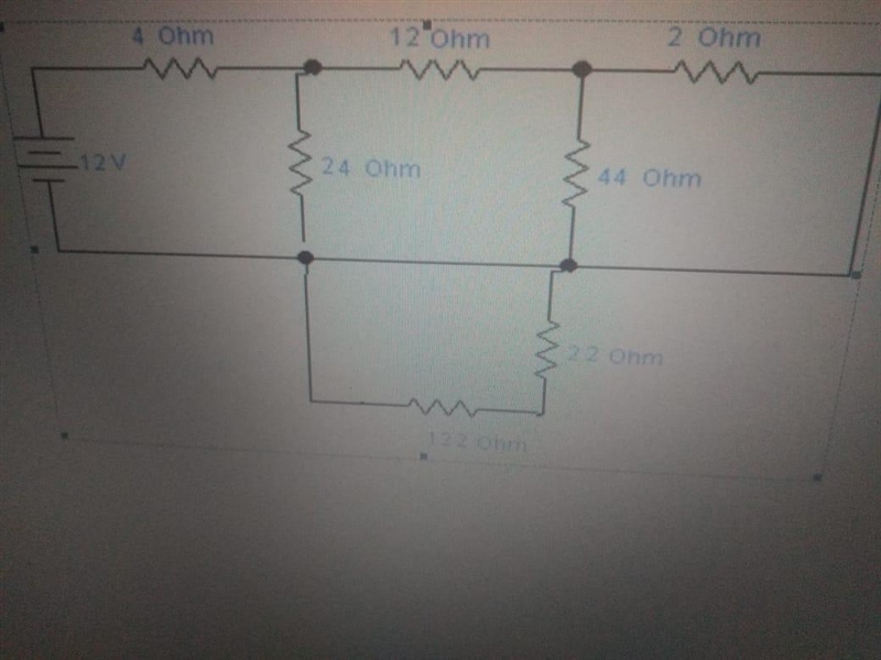 Question No 1 Find the voltage drop across 24 ohm resistor and current flowing through-example-1