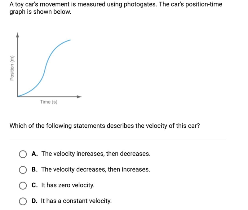 A toy car's movements is measured using photogates.-example-1