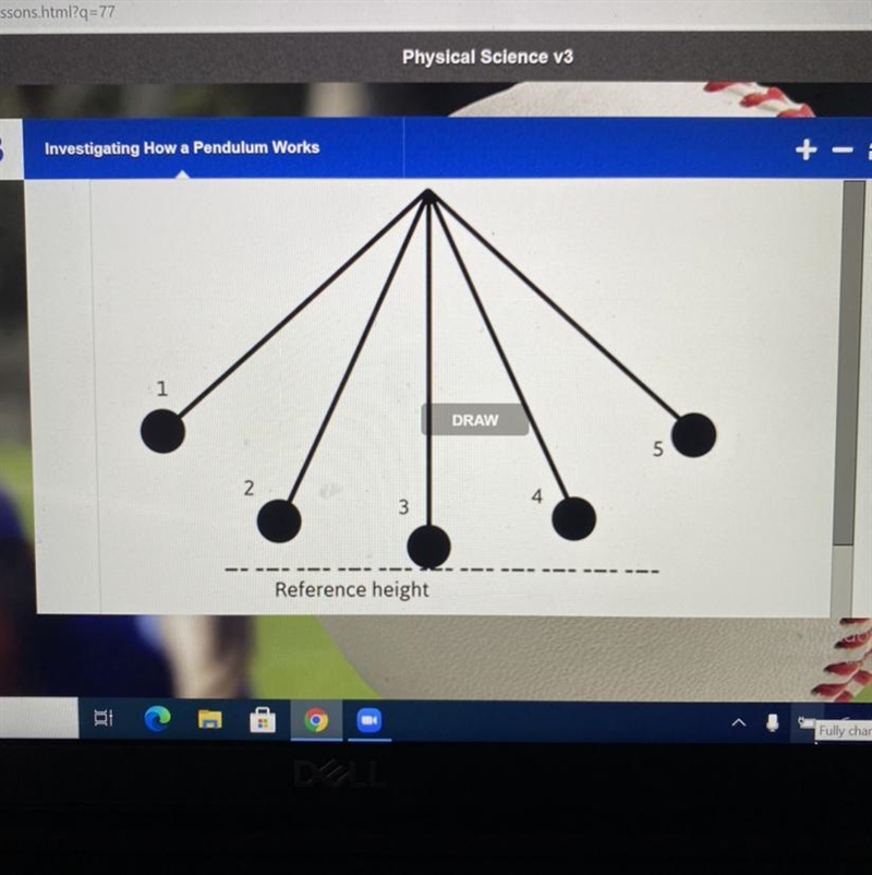 Describe how the pendulum works.-example-1