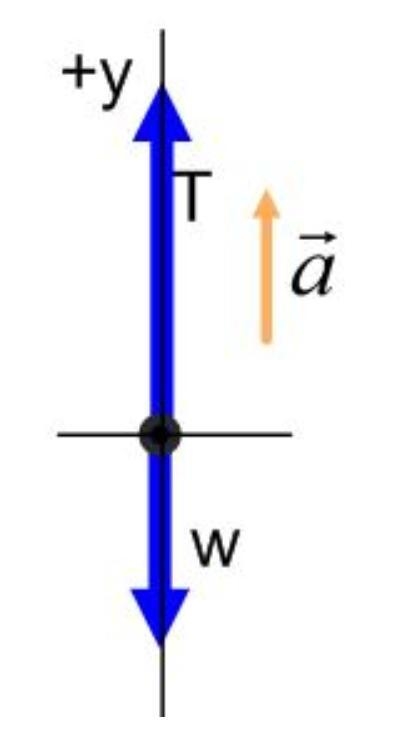 A 7.30-kg instrument is hanging by a vertical wire inside a space ship that is blasting-example-1