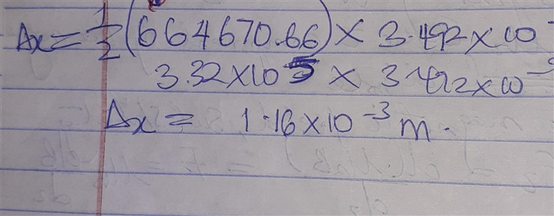 Suppose a hydrogen atom in its ground state moves 130 cm through and perpendicular-example-2