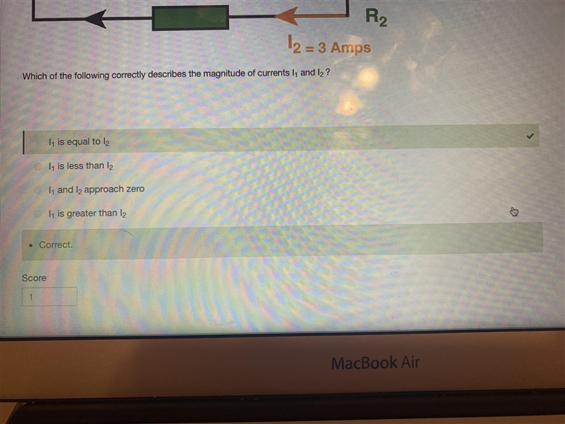 1. What happens to the current in a series circuit as it moves through each component-example-4