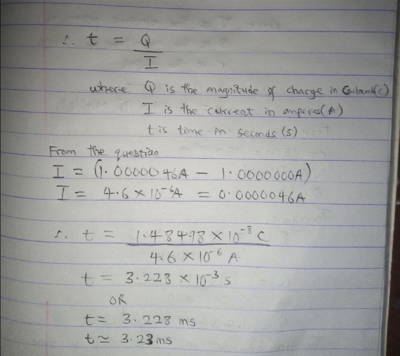 An isolated conducting sphere has a 15 cm radius. One wire carries a current of 1.0000046 A-example-2