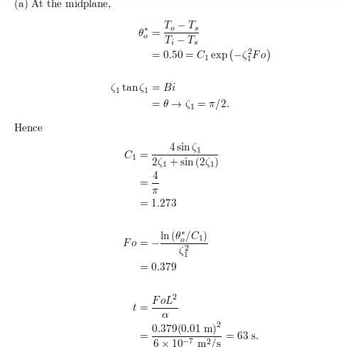 3 In a tempering process, glass plate, which is initially at a uniform temperature-example-1