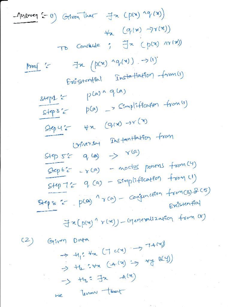 Consider the following hypotheses: 12:V ) >(x)) Use rules of inference to prove-example-2