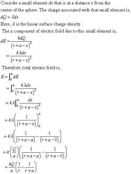 ​Positive ​charge ​Q ​is ​distributed ​uniformly ​along ​the x ​axis ​from x ​= ​0 ​to-example-1