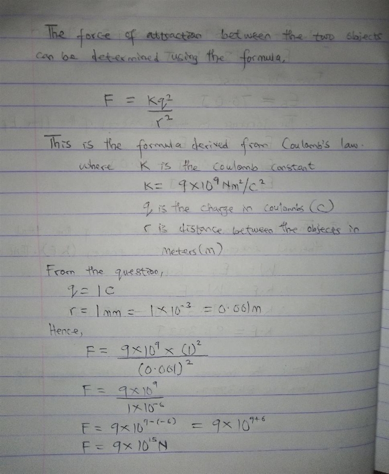 Two spherical metal objects are brought together in a vacuum to a separation distance-example-1