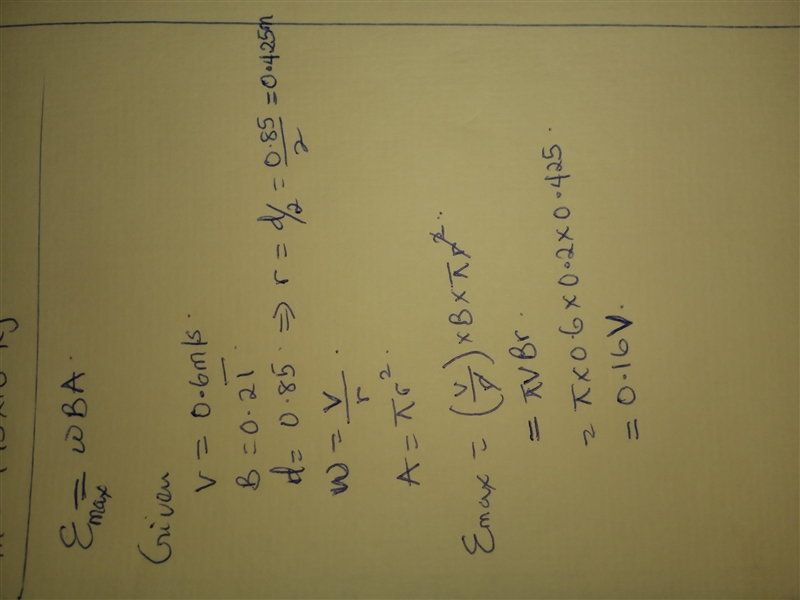 water is electrically conducting. for a pipe with a diameter o.85 cm. water flows-example-1