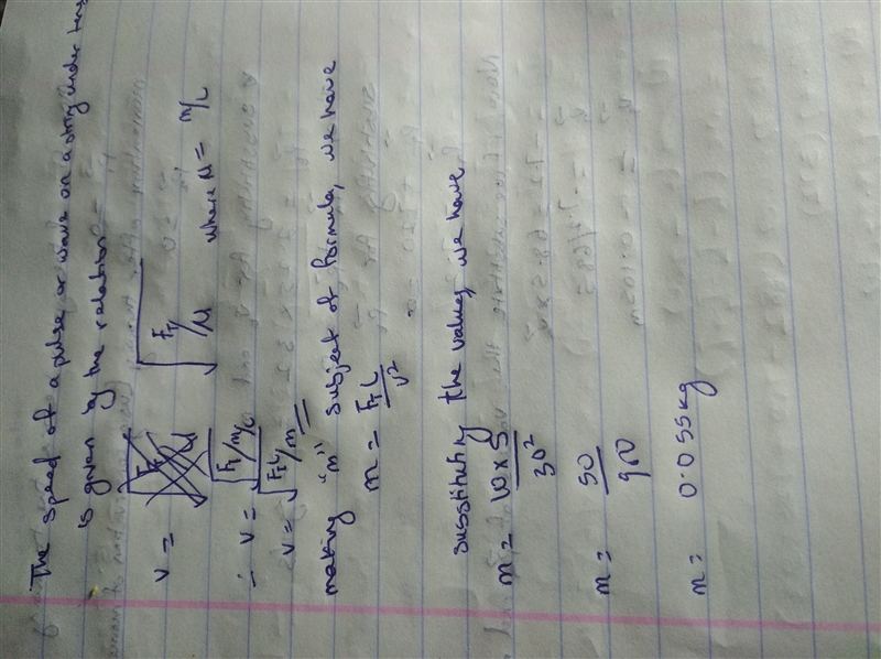 Transverse waves are sent along a 5.00-m-long string with a speed of 30.00 m/s. The-example-1