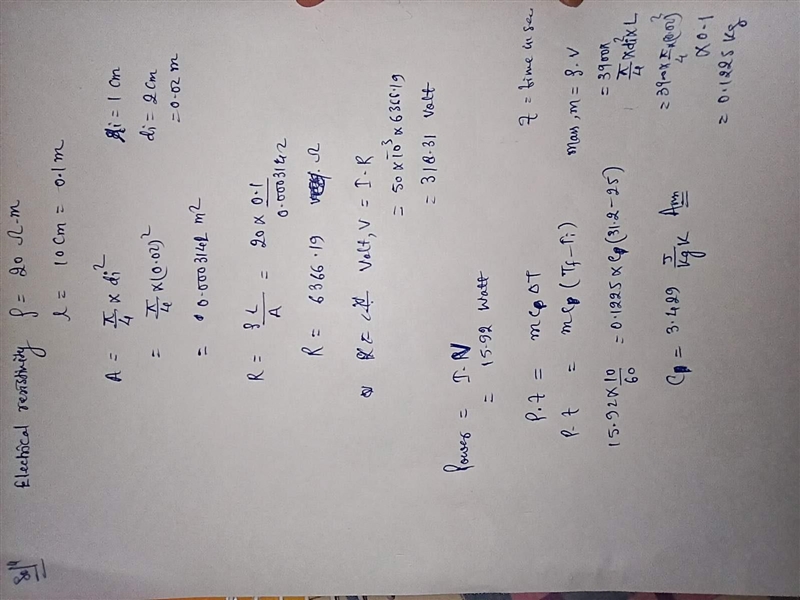 To measure specific heat, the student flows air with a velocity of 20 m/s and a temperature-example-1