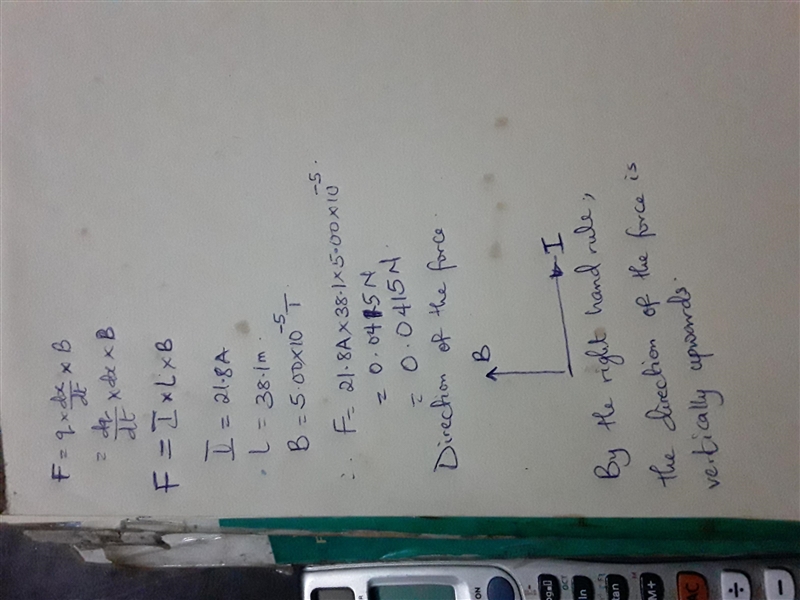 Use the worked example above to help you solve this problem. A wire carries a current-example-1