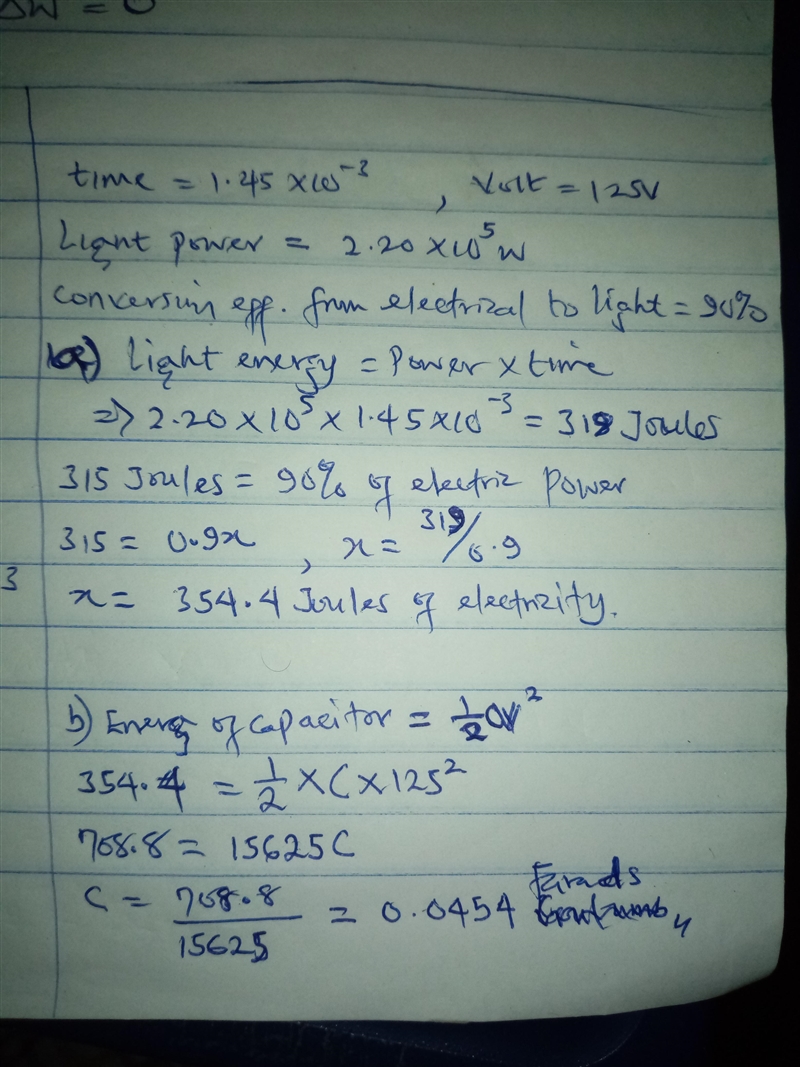 Electronic flash units for cameras contain a capacitor for storing the energy used-example-1