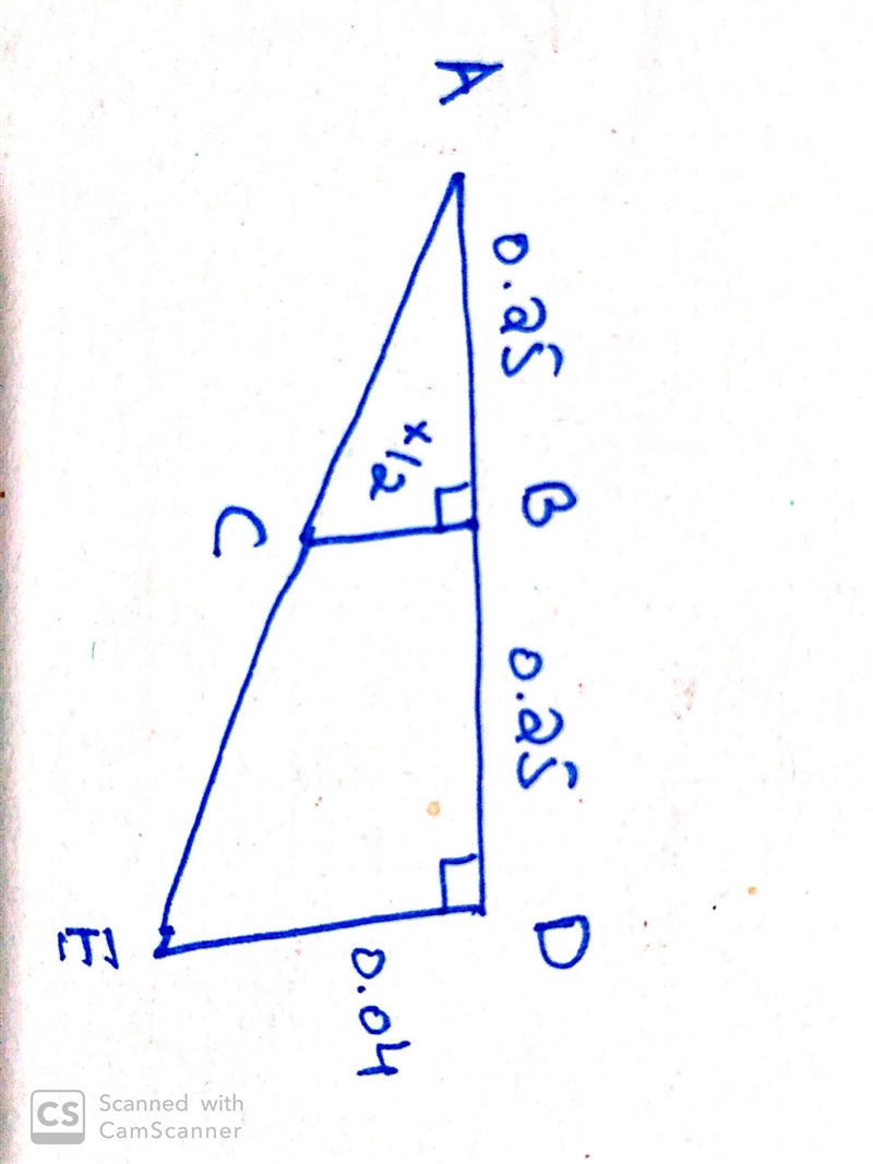 A point source is fixed 1.0 m away from a large screen. Call the line normal to the-example-1