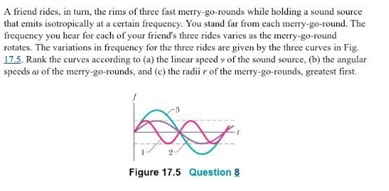 A friend rides, in turn, the rims of three fast merry-go-rounds while holding a sound-example-1