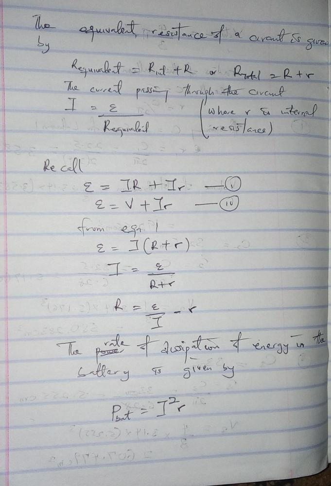 The energy delivered to the resistive coil is dissipated as heat at a rate equal to-example-1