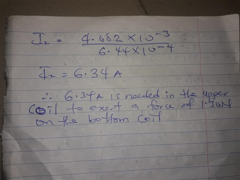 A current balance is a device to measure magnetic forces. It is constructed from two-example-2